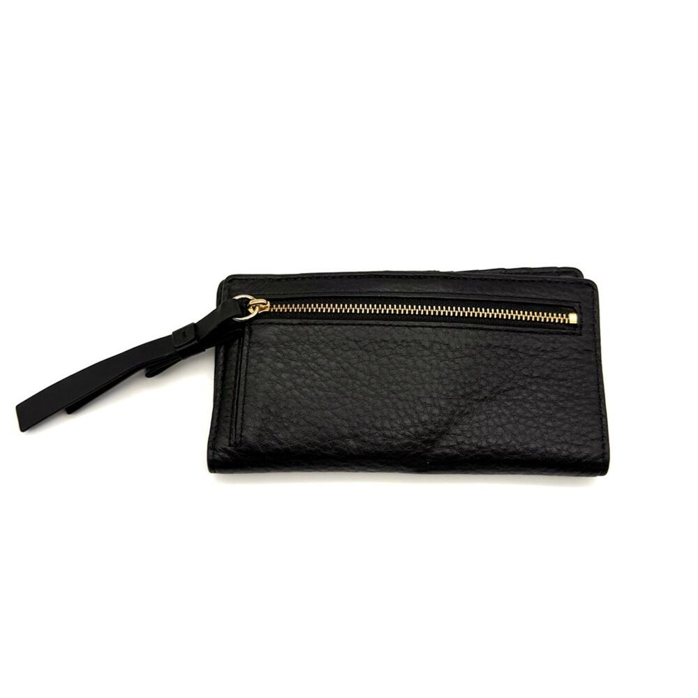 Kate Spade Stacy Leroy Street Wallet Black Pebble Leather WLRU1894 - Picture 3 of 16